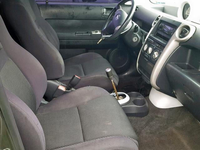 JTLKT334354013619 - 2005 TOYOTA SCION XB Қара фото 5