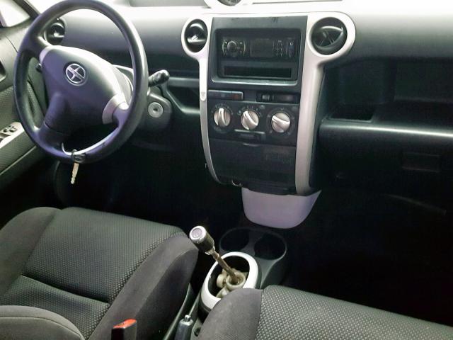 JTLKT334354013619 - 2005 TOYOTA SCION XB Қара фото 9