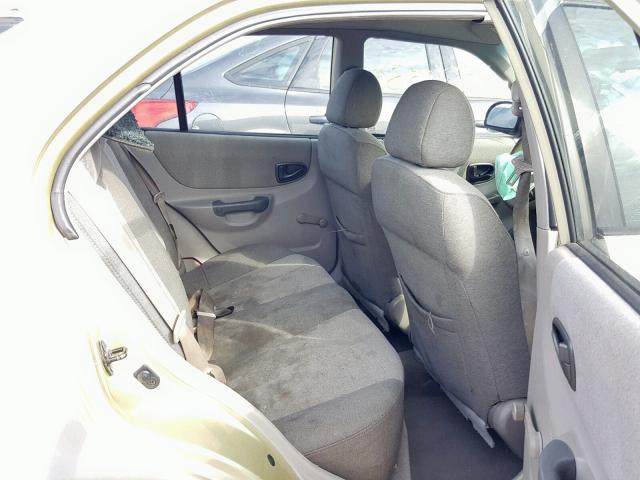 KMHCG45C12U355155 - 2002 HYUNDAI ACCENT GL SILVER photo 6