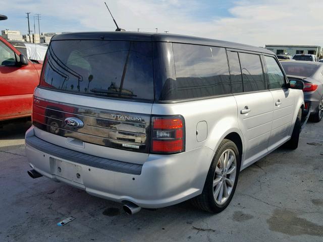 2FMHK6DT2BBD13567 - 2011 FORD FLEX LIMIT SILVER photo 4