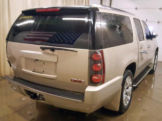 1GKFK66868J181698 - 2008 GMC YUKON XL D GOLD photo 4