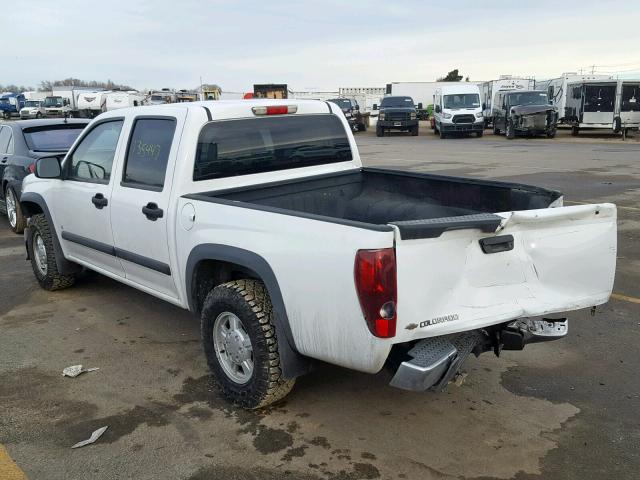 1GCDT136868183351 - 2006 CHEVROLET COLORADO WHITE photo 3