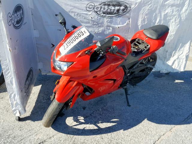 JKAEXMJ159DA39248 - 2009 KAWASAKI EX250 J RED photo 2