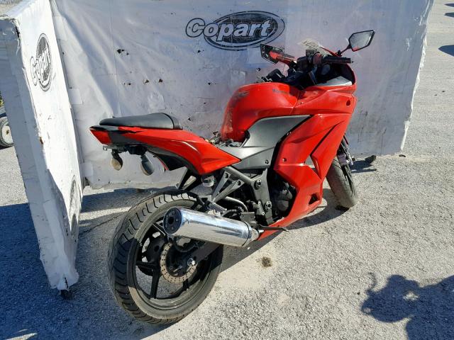 JKAEXMJ159DA39248 - 2009 KAWASAKI EX250 J RED photo 4