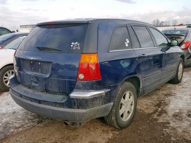 2C8GM68465R471482 - 2005 CHRYSLER PACIFICA T BLUE photo 4