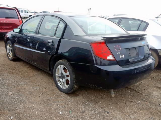 1G8AK52F63Z138147 - 2003 SATURN ION LEVEL BLACK photo 3