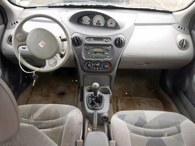 1G8AK52F63Z138147 - 2003 SATURN ION LEVEL BLACK photo 9