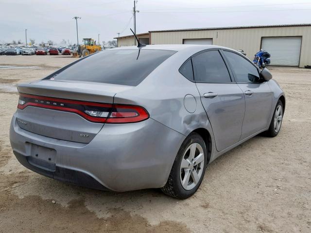 1C3CDFBB6GD592059 - 2016 DODGE DART SXT SILVER photo 4