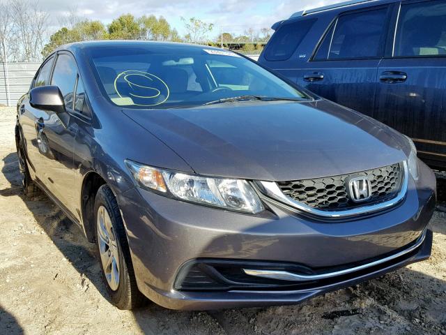 19XFB2F59DE005245 - 2013 HONDA CIVIC LX BROWN photo 1