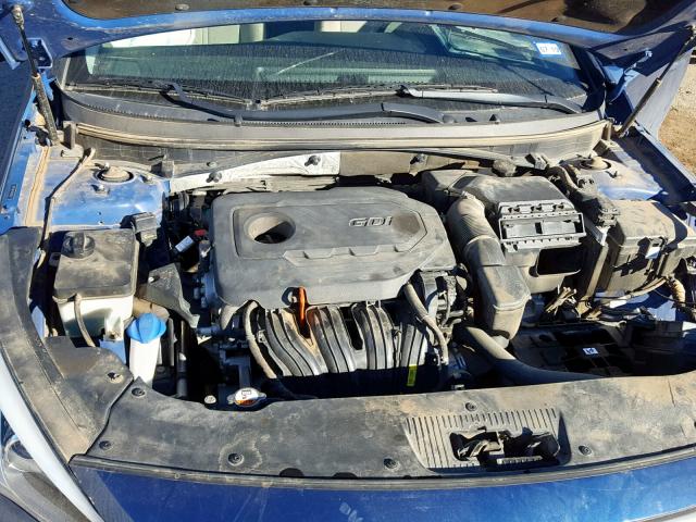 5NPE34AF3GH266570 - 2016 HYUNDAI SONATA SPO BLUE photo 7