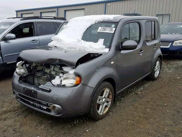 JN8AZ2KR3CT252401 - 2012 NISSAN CUBE BASE CHARCOAL photo 2