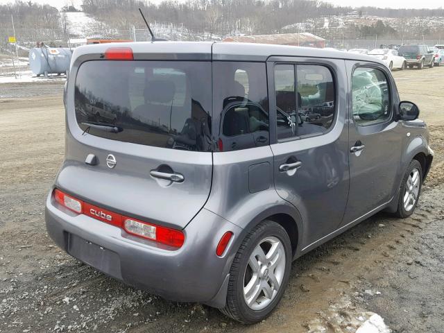 JN8AZ2KR3CT252401 - 2012 NISSAN CUBE BASE CHARCOAL photo 4