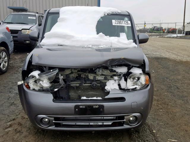 JN8AZ2KR3CT252401 - 2012 NISSAN CUBE BASE CHARCOAL photo 9