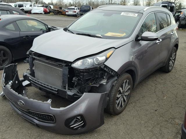 KNDPNCAC9H7280174 - 2017 KIA SPORTAGE E GRAY photo 2