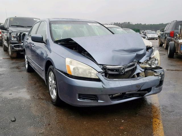 1HGCM56397A058565 - 2007 HONDA ACCORD SE BLUE photo 1