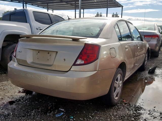 1G8AJ55F36Z155488 - 2006 SATURN ION LEVEL GOLD photo 4