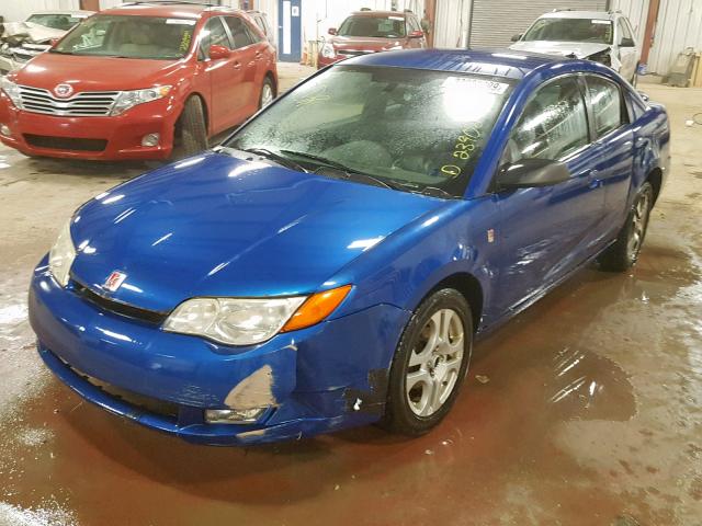1G8AW14F95Z121419 - 2005 SATURN ION LEVEL BLUE photo 2