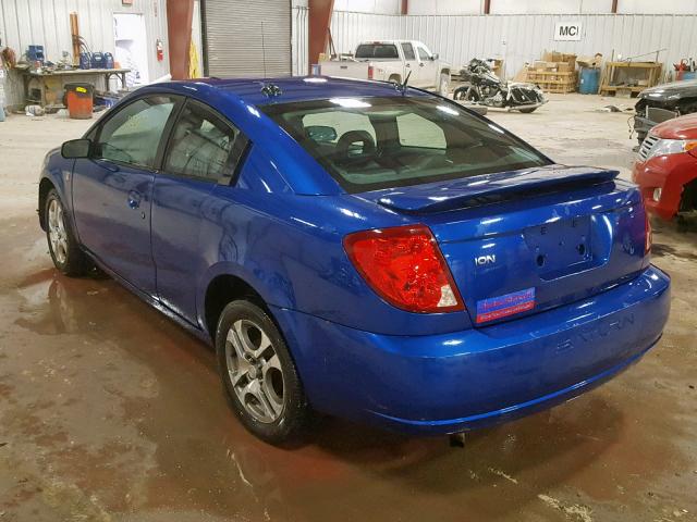 1G8AW14F95Z121419 - 2005 SATURN ION LEVEL BLUE photo 3
