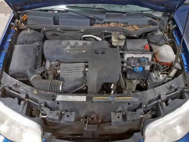 1G8AW14F95Z121419 - 2005 SATURN ION LEVEL BLUE photo 7