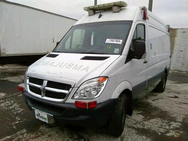 WD0PE745X85314906 - 2008 DODGE SPRINTER 2 WHITE photo 2