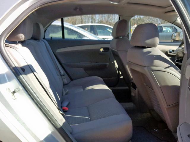 1G1ZH57B09F220410 - 2009 CHEVROLET MALIBU 1LT SILVER photo 6