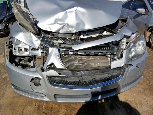 1G1ZH57B09F220410 - 2009 CHEVROLET MALIBU 1LT SILVER photo 9