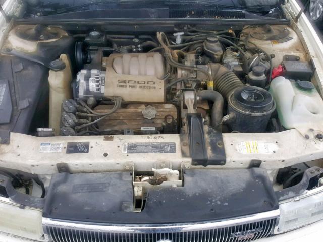 2G4WF54L6N1427961 - 1992 BUICK REGAL GRAN WHITE photo 7