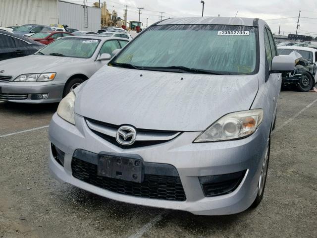 JM1CR29L290334233 - 2009 MAZDA 5 SILVER photo 2