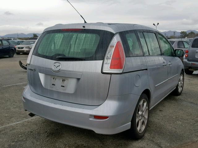 JM1CR29L290334233 - 2009 MAZDA 5 SILVER photo 4