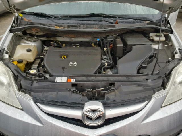 JM1CR29L290334233 - 2009 MAZDA 5 SILVER photo 7