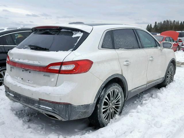 2LMTJ8LR9GBL25743 - 2016 LINCOLN MKX RESERV WHITE photo 4