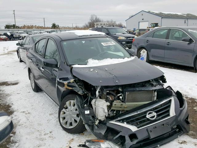 3N1CN7AP1GL874649 - 2016 NISSAN VERSA S BLACK photo 1