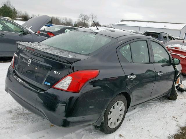 3N1CN7AP1GL874649 - 2016 NISSAN VERSA S BLACK photo 4