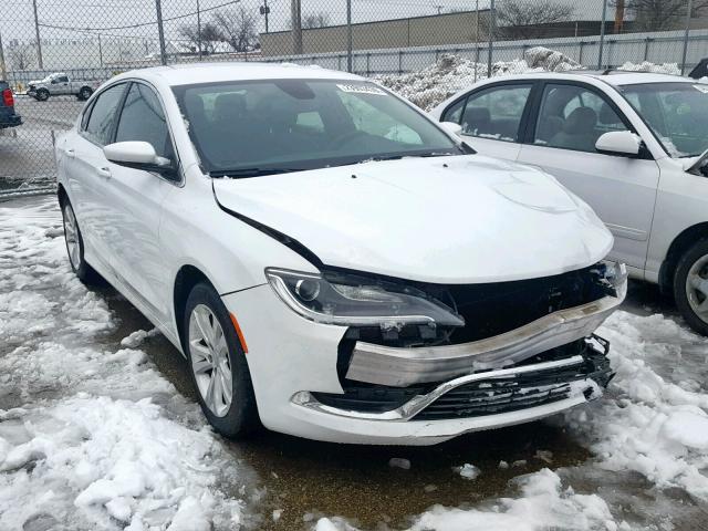 1C3CCCABXGN152262 - 2016 CHRYSLER 200 LIMITE WHITE photo 1