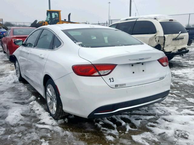 1C3CCCABXGN152262 - 2016 CHRYSLER 200 LIMITE WHITE photo 3