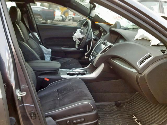 19UUB2F65JA008899 - 2018 ACURA TLX TECH+A Մոխրագույն լուսանկար 5