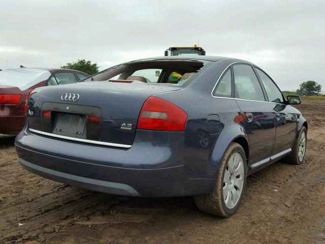 WAUZL64B31N086533 - 2001 AUDI A6 4.2 QUA BLUE photo 4