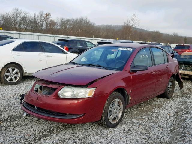 1G8AJ54F05Z134114 - 2005 SATURN ION LEVEL RED photo 2