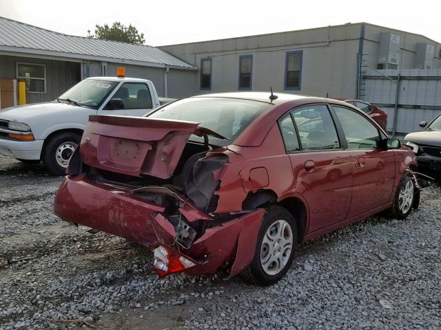 1G8AJ54F05Z134114 - 2005 SATURN ION LEVEL RED photo 4