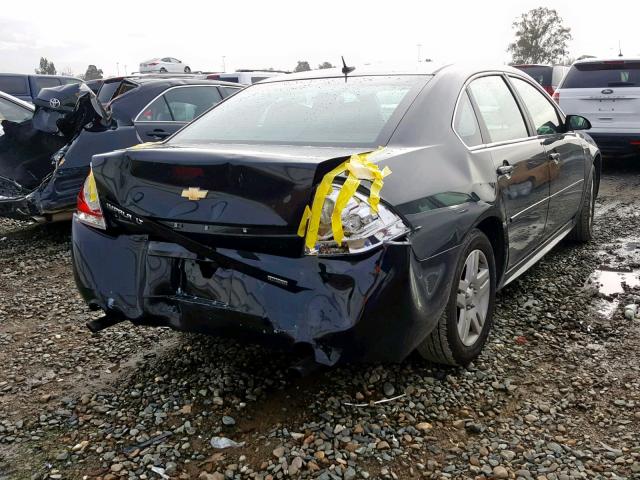 2G1WB5E34G1182393 - 2016 CHEVROLET IMPALA LIM BLACK photo 4