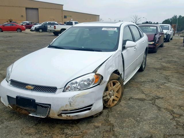 2G1WB5E33F1153398 - 2015 CHEVROLET IMPALA LIM WHITE photo 2