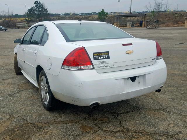 2G1WB5E33F1153398 - 2015 CHEVROLET IMPALA LIM WHITE photo 3