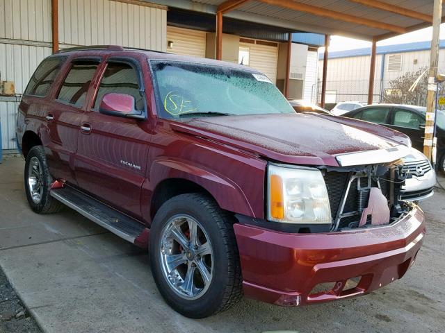 1GYEK63N62R255769 - 2002 CADILLAC ESCALADE L BURGUNDY photo 1