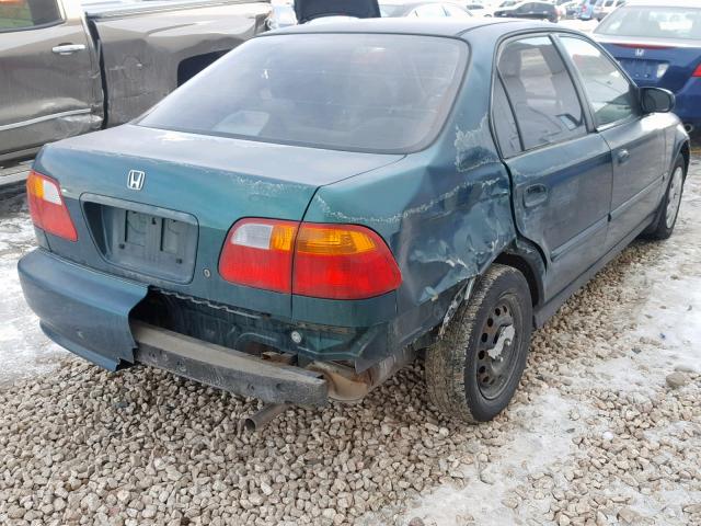 2HGEJ6619XH585500 - 1999 HONDA CIVIC BASE GREEN photo 4