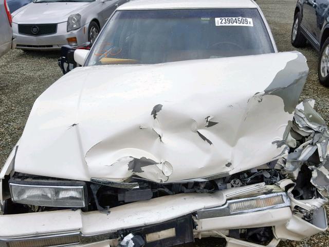 1G6KS5153KU811316 - 1989 CADILLAC SEVILLE WHITE photo 7