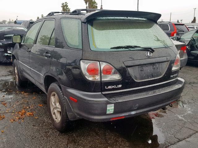 JTJGF10U530158292 - 2003 LEXUS RX 300 BLACK photo 3