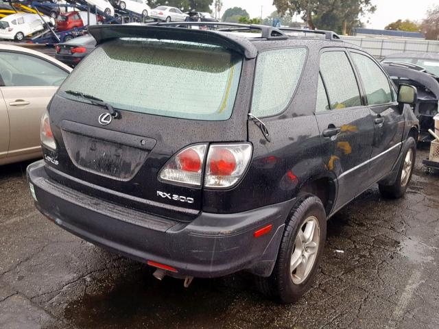 JTJGF10U530158292 - 2003 LEXUS RX 300 BLACK photo 4