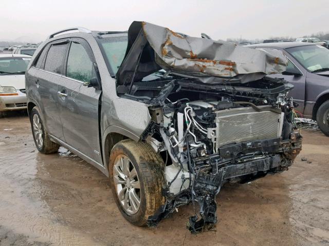 5XYKWDA21DG389570 - 2013 KIA SORENTO SX GRAY photo 1