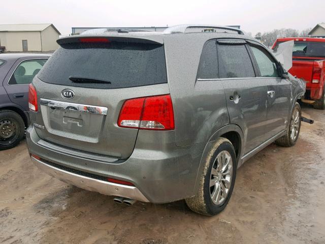 5XYKWDA21DG389570 - 2013 KIA SORENTO SX GRAY photo 4