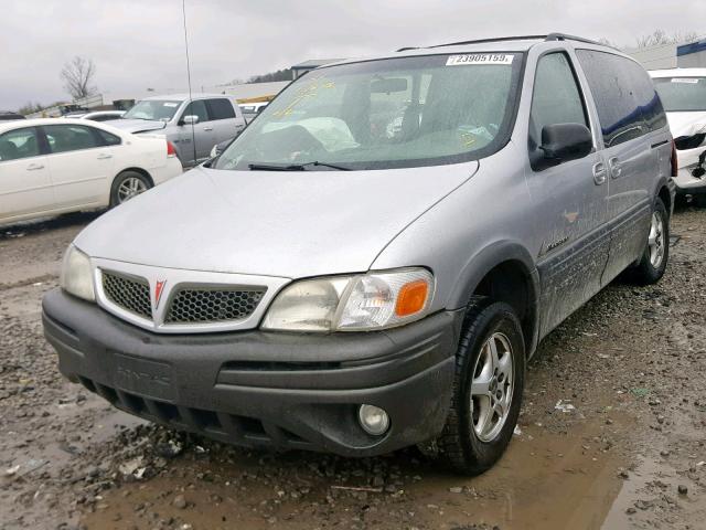 1GMDX03E72D220537 - 2002 PONTIAC MONTANA SILVER photo 2